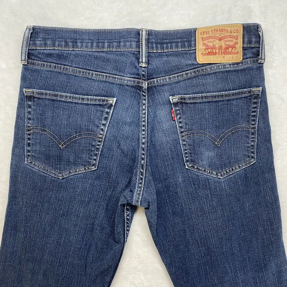 Levis 511 Jeans Mens 32x34 Slim‎ Straight Blue cowboy western rodeo
